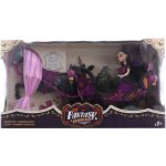 LAMPS Fantasy Carriage Kočár s koněm a panenkou na baterie – Zboží Dáma