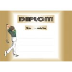 VIZINGR Golf diplom A4 č.1 Golf č.1 BEZ TEXTU – Zboží Dáma