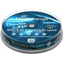 MediaRange DVD+R DL 8.5GB 8x, printable, spindle, 10ks (MR468)