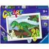 Malování podle čísla Ravensburger 236206 CreArt Toulající se dinosaurus