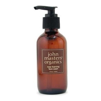 John Masters Organics pěnivá čistící péče s extraktem z růží Rose Foaming Face Wash ( pro normální/ suchou pokožku ) 118 ml