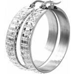 Steel Jewelry náušnice chirurgická ocel dámské kruhy 231081 – Zboží Mobilmania