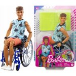 Barbie Model Ken na invalidním vozíku v modrém kostkovaném tílku 195 – Zboží Dáma