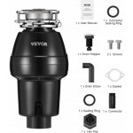 VEVOR Drtič odpadu do dřezu 1/2 HP – Hledejceny.cz