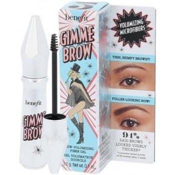 Benefit Gimme Brow+ Brow-Volumizing objemový gel na obočí 05 Deep 3 g