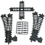 MaDe Koleje sada 22 cm 1 × křížení 2 × vyhýbka spojky – Zboží Dáma