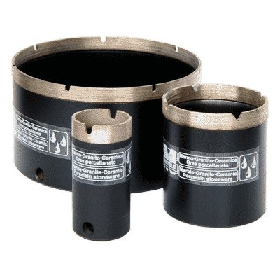 Brevetti Montolit FA100, diamantová korunka na vrtání děr za mokra do obkladů, dlažby, kamene – Zboží Dáma