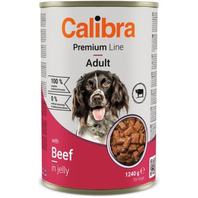 Calibra Premium Dog with Beef 1240 g – Sleviste.cz