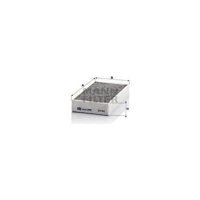 Filtr, vzduch v interiéru MANN-FILTER CUK 2646-2 – Hledejceny.cz