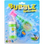 Pistole průhledná bublifuková svítící set s náplní na baterie Světlo – Zboží Dáma