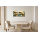 Obraz na plátně – Abeceda A–Z se zvířaty 60 × 30 cm – Hledejceny.cz