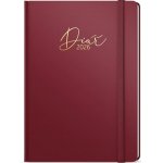 Luxi A5 Denní 2026 bordó – Zboží Dáma