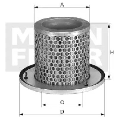 MANN FILTER Vzduchový filtr C 1342 – Hledejceny.cz