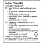 Melitta Pro Aqua Claris – Zbozi.Blesk.cz