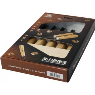 NAREX Bystřice NAREX - START sada řezbářských dlát - 5 ks – Zboží Dáma