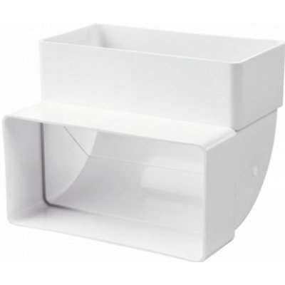 Dalap Koleno pro čtyřhranné potrubí kolmé 220 x 90 mm PVC 960p – Zboží Mobilmania