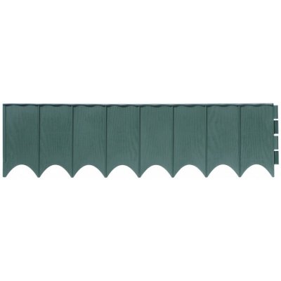 Prosperplast Travní lem GARDEN FENCE tm. zelený 59.5 cm