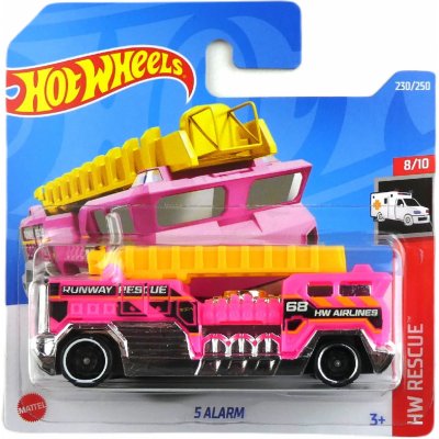 Hot Wheels 5 Alarm Pink – Zboží Mobilmania