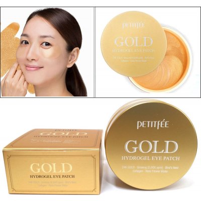 Petitfée Gold Hydrogel Eye Patch hydrogelové oční polštářky s obsahem zlata 60 ks – Zboží Dáma