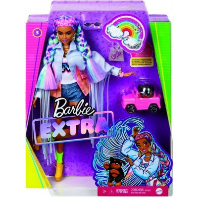 Barbie extra s duhovými copánky – Zbozi.Blesk.cz