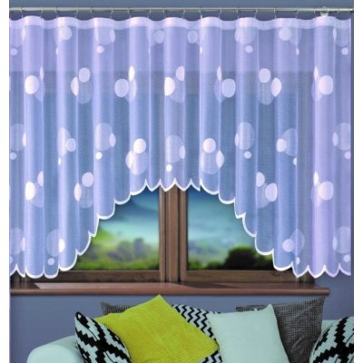 Kusová záclona Olga Bez řasící pásky 150x300 – Hledejceny.cz