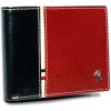 Peněženka Rovicky Pánská kožená peněženka zabezpečena technologií RFID Veszto černá červená