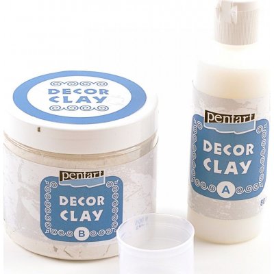 Pentart Dvousložková licí hmota na odlitky 23676 DECOR CLAY 200g+80ml – Hledejceny.cz