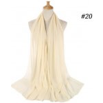 Šifónový šál přes společenské šaty Krémová – Zboží Mobilmania