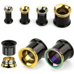 Piercingate tunel do ucha PTP00204 zlatá – Zboží Dáma