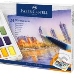 Faber Castell akvarelové barvy sada 24 barev – Zboží Dáma