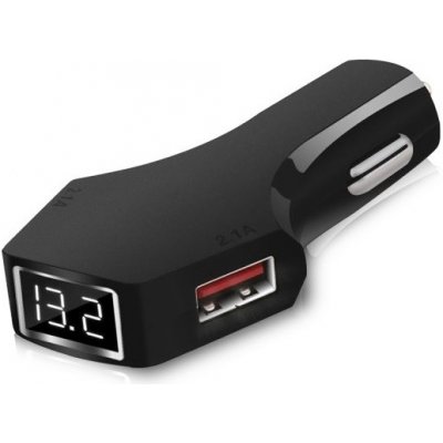 Automax USB nabíječka do auta s voltmetrem 2x 2.1A s měřičem napětí | – Zbozi.Blesk.cz