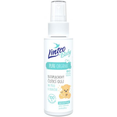 Linteo Baby čistící olej na tělo a zadeček 100 ml – Zboží Dáma