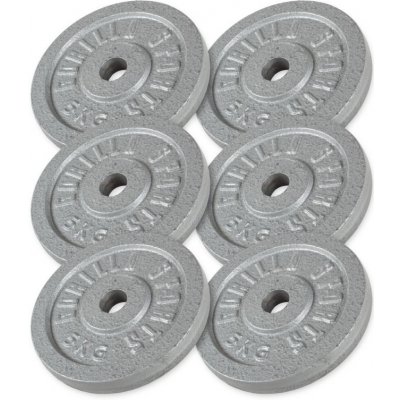 Gorilla Sports litina k činkám 6 x 5 kg 209 mm – Hledejceny.cz