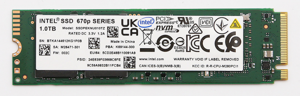 Intel 670p 1TB, SSDPEKNU010TZX1 od 2 003 Kč - Heureka.cz