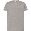 Pánské Tričko JHK tričko Regular Premium TSRA190 krátký rukáv pánské 1TE-TSRA190-Grey Melange Šedý melír