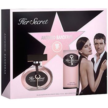 Antonio Banderas Her Secret EDT 50 ml + tělové mléko 100 ml dárková sada