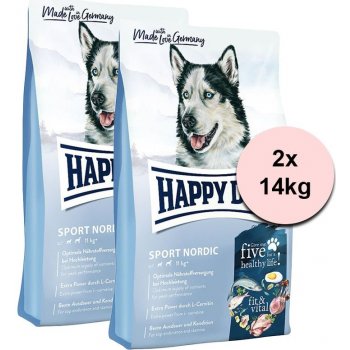 Happy Dog Supreme Fit & Vital Sport Adult Nordic 2 x 14 kg