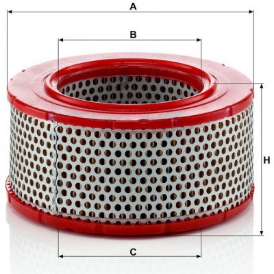 MANN-FILTER Vzduchový filtr MANN C1632 (MF C1632) – Hledejceny.cz