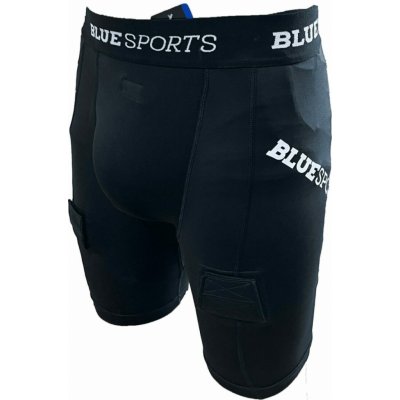 Blue Sports Compression Jock Short Jr