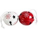 KLIA Rolničky závěs kov 6ks/5,3cm červený mix – Zboží Dáma