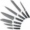 Sada nožů IZMAEL Sada damaškových kuchyňských nožů Oktagon KP13846
