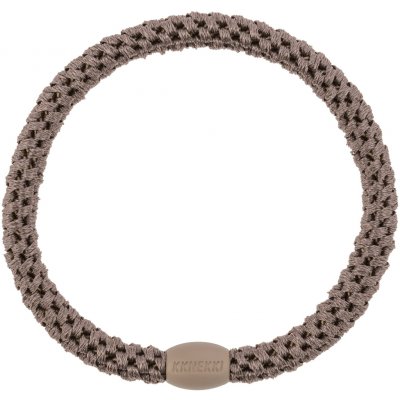 KKNEKKI Gumička do vlasů Kknekki Slim Mole, béžová barva, textil – Zboží Dáma