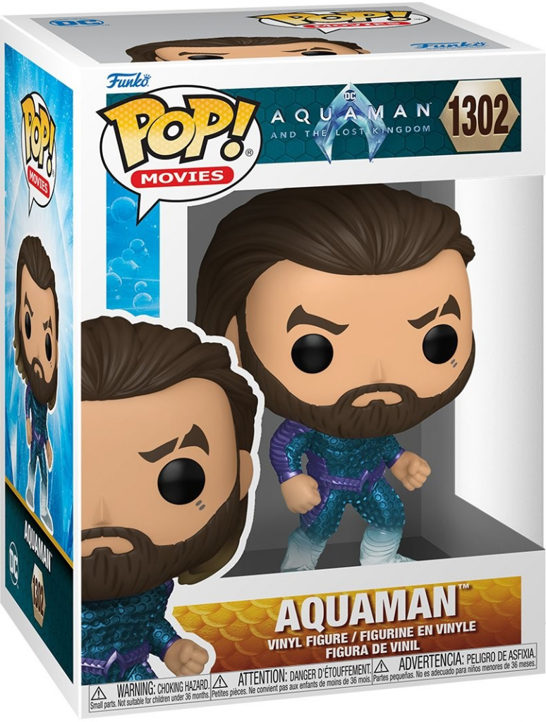 Funko POP! 1302 Movies Aquaman and the Lost Kingdom Aquaman