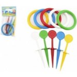 Teddies házecí kroužky a kolíky 22 cm – Zboží Mobilmania