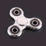 Fidget spinner kovový stříbrný – Zboží Dáma