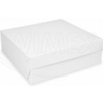 WIMEX s.r.o. WIMEX s.r.o. Krabice na dort (PAP) bílá 18 x 18 x 9 cm [50 ks] – Hledejceny.cz