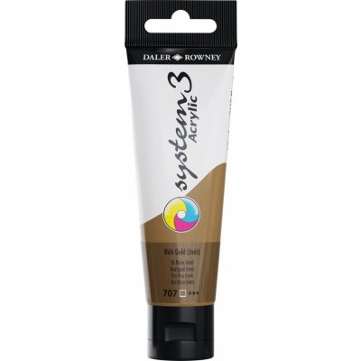 Daler Rowney System3 akrylová barva rich gold imitation 59 ml 1 ks – Hledejceny.cz