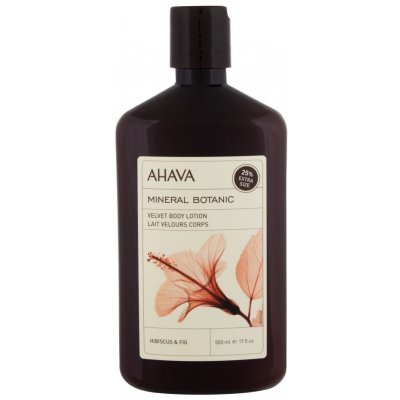 Ahava Mineral Botanic Hibiscus & Fig sametové tělové mléko 500 ml