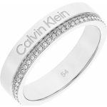 Calvin Klein Ocelový prsten s krystaly Minimal Linear 35000200 – Hledejceny.cz