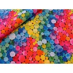 Kočárkovina barevné puntíky – Zboží Mobilmania